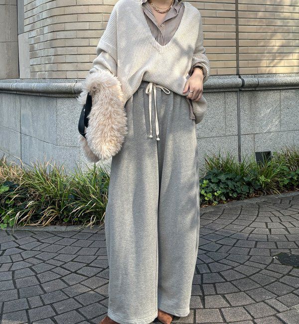  「ウール混スキッパープルオーバー」|ニット・セーター|