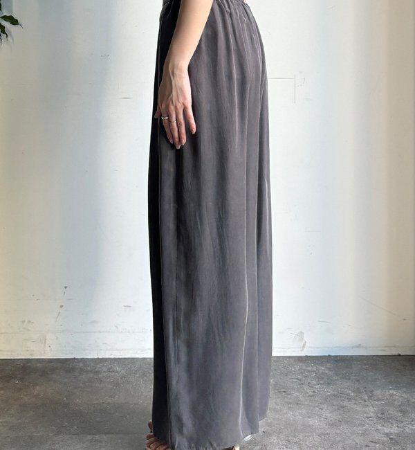  「【セットアップ対応】キュプラレーヨンタックパンツ」|チノ|