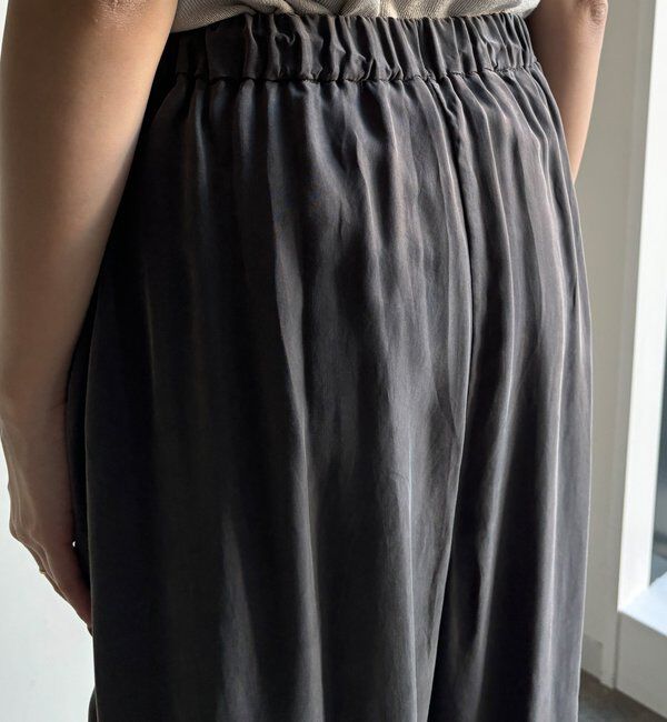  「【セットアップ対応】キュプラレーヨンタックパンツ」|チノ|