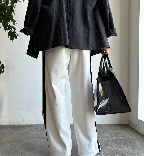  「【WEB限定】サイドライントラックパンツ」|チノ|