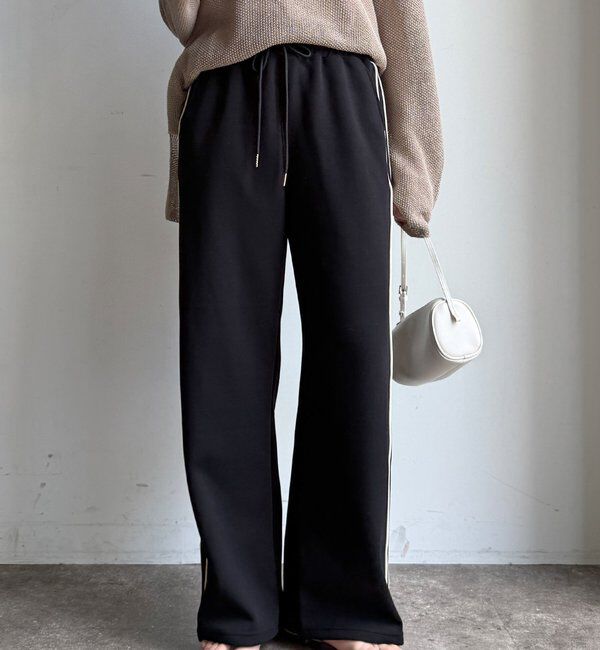  「【WEB限定】サイドライントラックパンツ」|チノ|