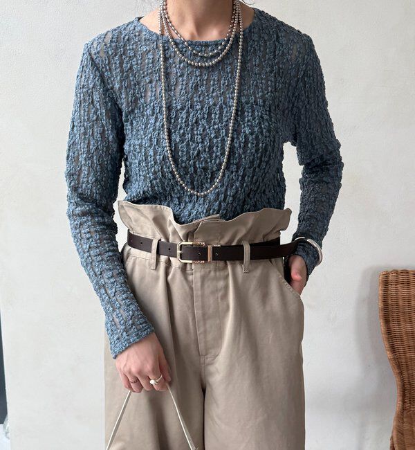  「レースプルオーバー」|Tシャツ・カットソー|