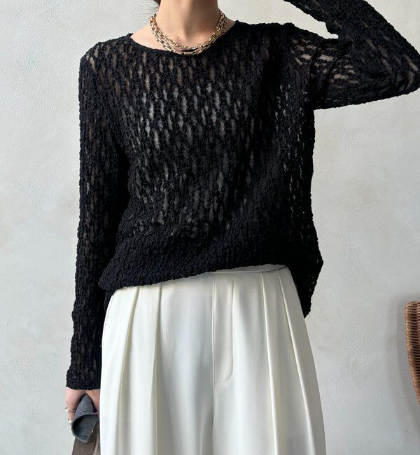  「レースプルオーバー」|Tシャツ・カットソー|