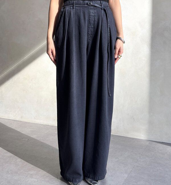  「【セットアップ可能】リヨセルタックパンツ」|チノ|