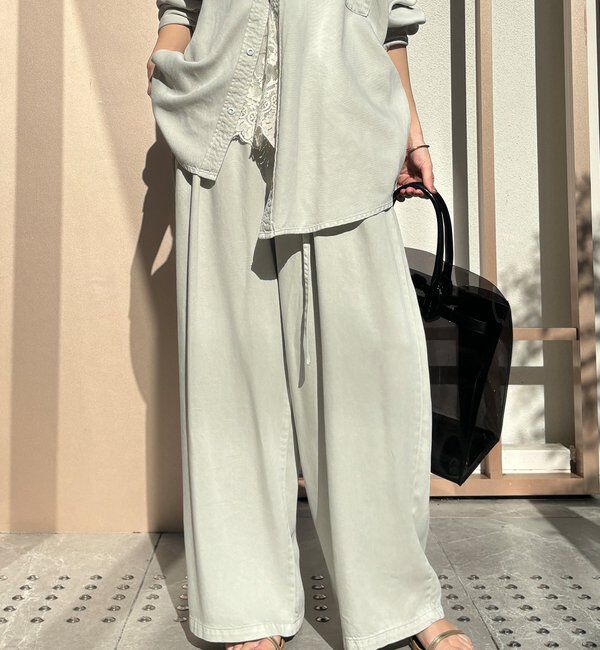  「【セットアップ可能】リヨセルタックパンツ」|チノ|