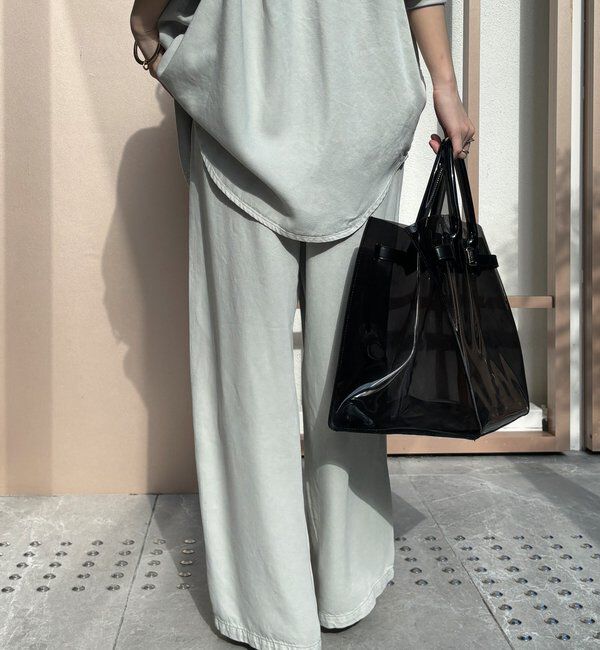  「【セットアップ可能】リヨセルタックパンツ」|チノ|