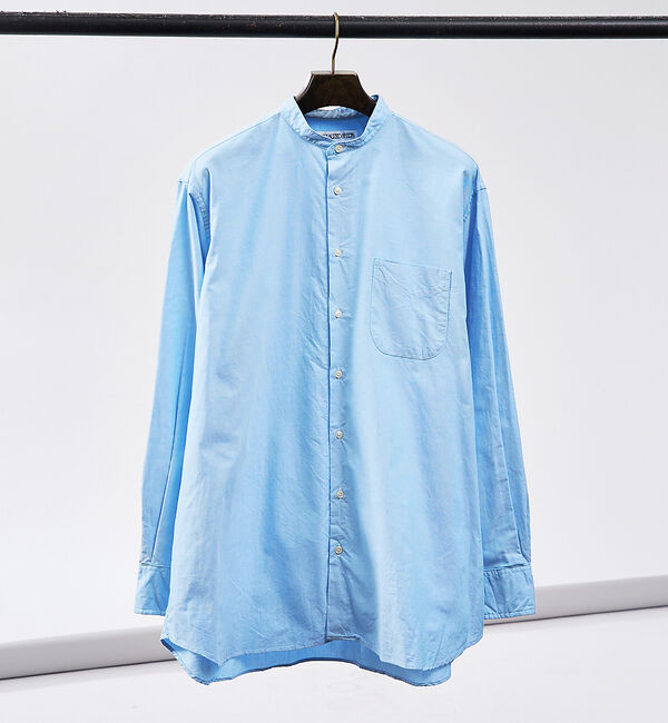 ABAHOUSE「【別注】Individualized shirts / オックス バンドカラーシ」|シャツ・ブラウス|