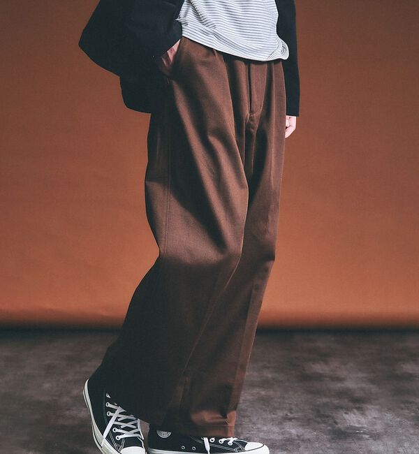 ABAHOUSE「2タック チノワイドパンツ / イージーパンツ【追加生産】【予約】」|その他|