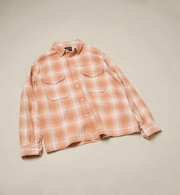 ABAHOUSE「【PENDLETON / ペンドルトン】CPO Shirt / CPOシャツ/ユ」|シャツ・ブラウス|オレンジ系その他1