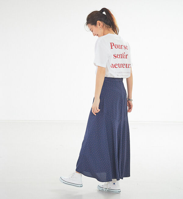 Rouge vif「ドットロングスカート」|スカート|