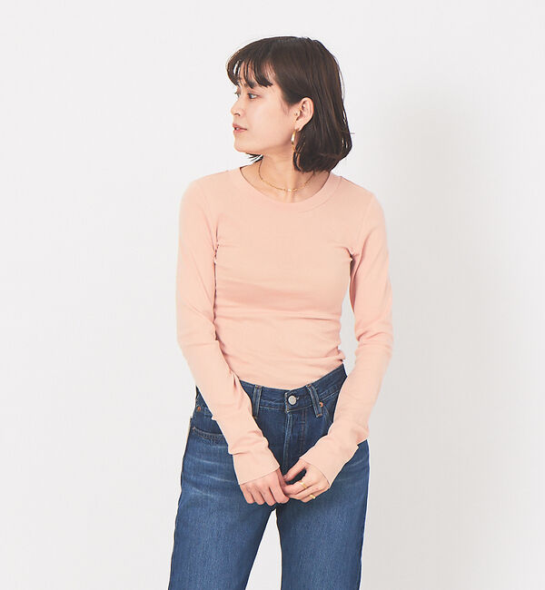 Rouge vif「丸胴フライスクルー」|Tシャツ・カットソー|