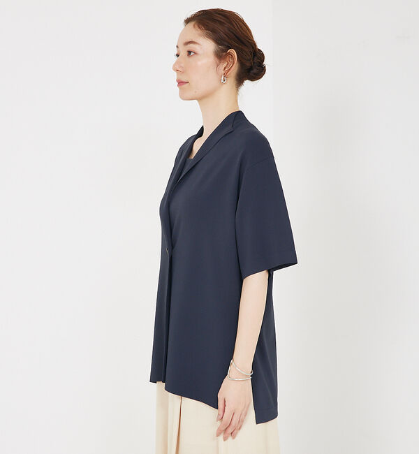 qualite「【セットアップ対応】接触冷感/レーヨンナイロンニットジャケット」|その他|