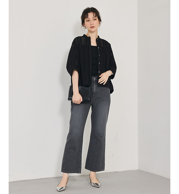 qualite「レースハーフスリーブシャツ」|シャツ・ブラウス|