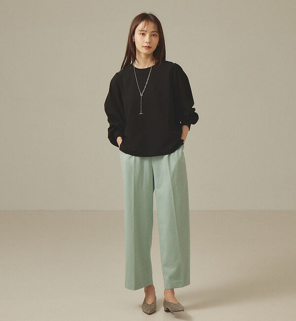 abahouse mavie「【前後着用可】カットジョーゼット2WAYプルオーバー」|Tシャツ・カットソー|