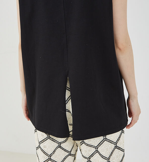 abahouse mavie「バックスリットノースリ」|Tシャツ・カットソー|