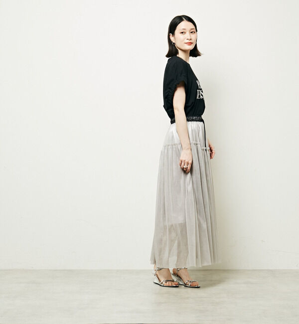 Soffitto「2WAYラメチュールスカート」|スカート|