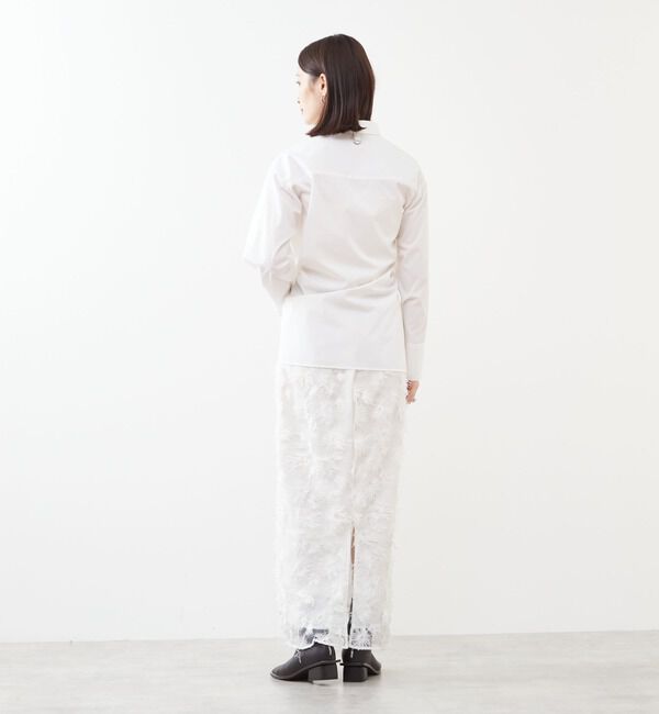 Soffitto「チュール刺繍Iラインスカート」|スカート|