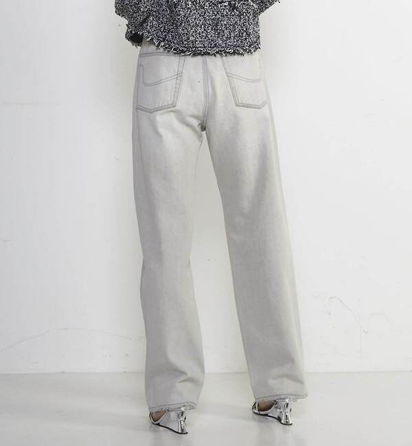 Soffitto「前スリット加工デニムパンツ」|デニム|