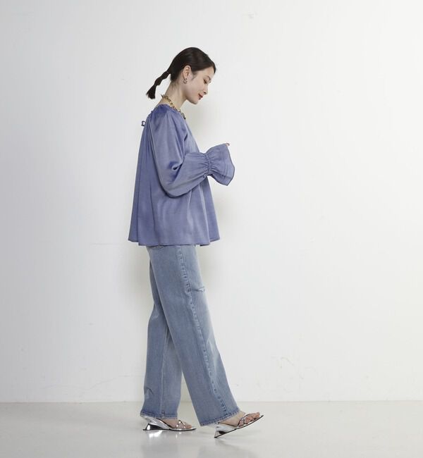 Soffitto「前スリット加工デニムパンツ」|デニム|