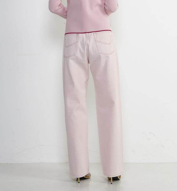 Soffitto「前スリット加工デニムパンツ」|デニム|