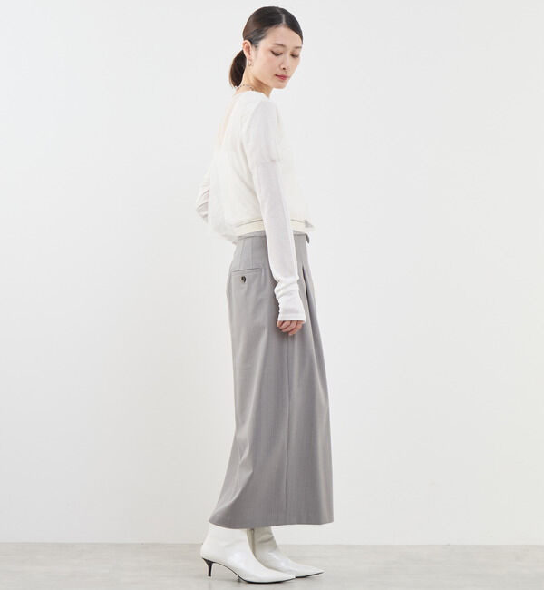 Soffitto「ストレッチタックスカート」|スカート|