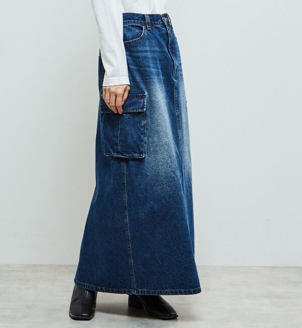 Soffitto「立体ポケット付きデニムスカート」|スカート|