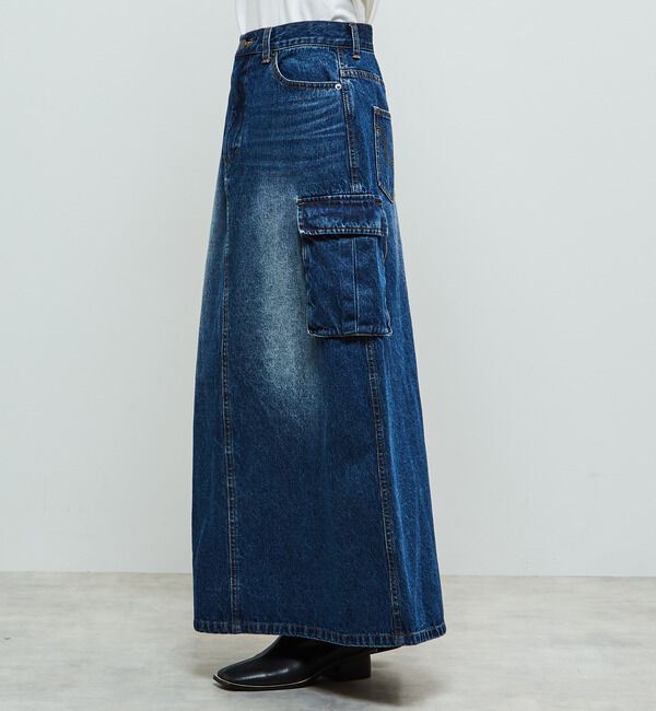 Soffitto「立体ポケット付きデニムスカート」|スカート|