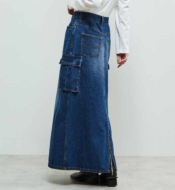 Soffitto「立体ポケット付きデニムスカート」|スカート|