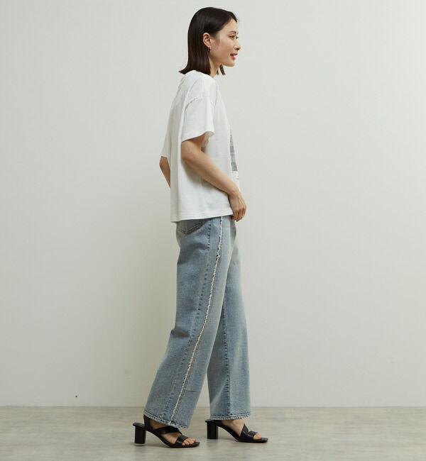 Soffitto「サイド切り替えデニムパンツ」|デニム|