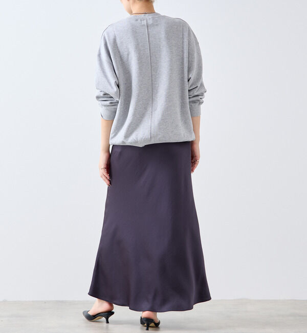 SOFFITTO「バイアスフレアーサテンスカート」|スカート|