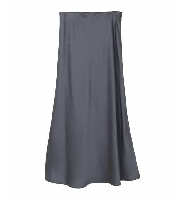 SOFFITTO「バイアスフレアーサテンスカート」|スカート|