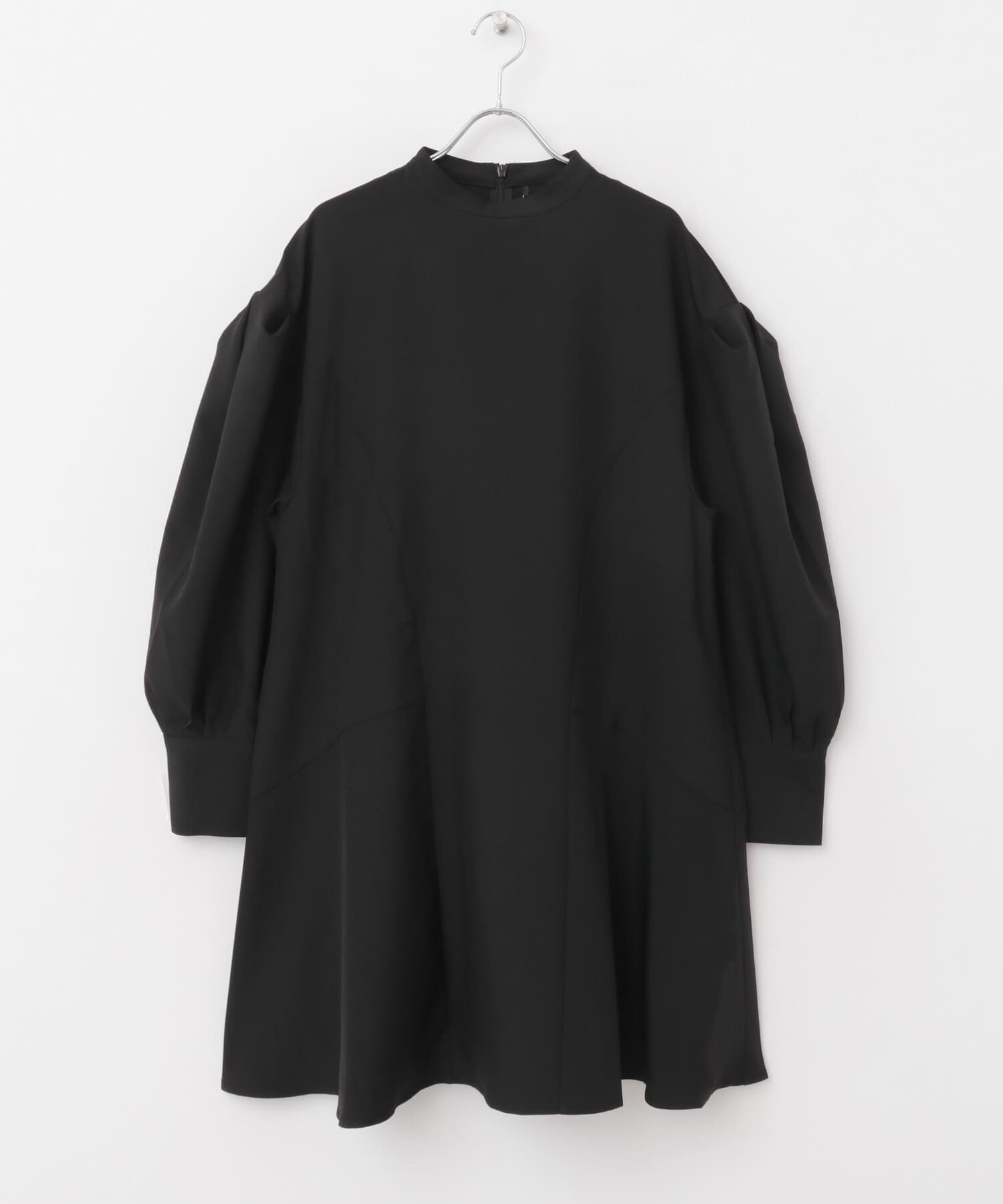  「タックスリーブミニワンピース」|ワンピース|