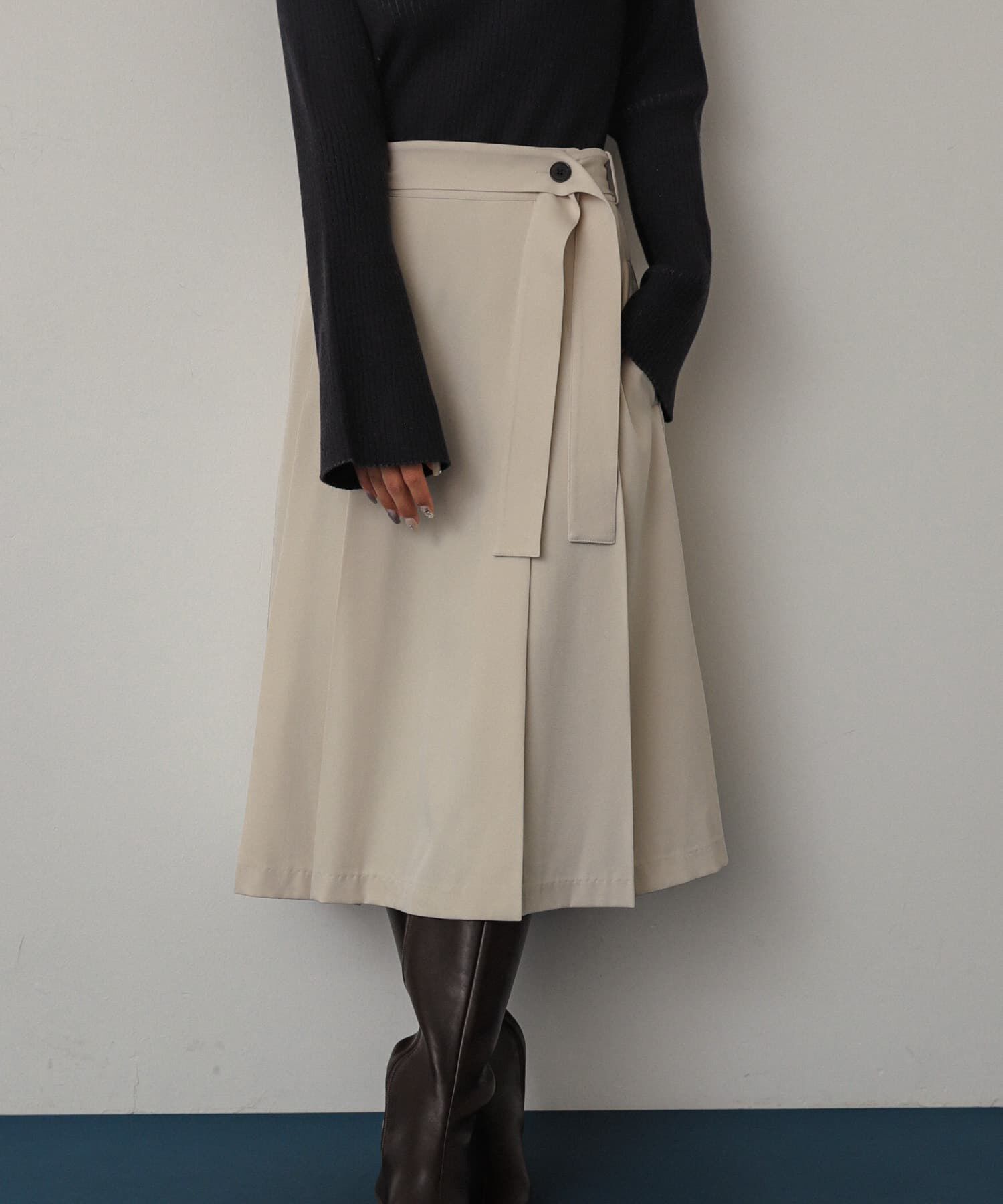 SENSE OF PLACE by URBAN RESEARCH「プリーツミディスカート」|スカート|