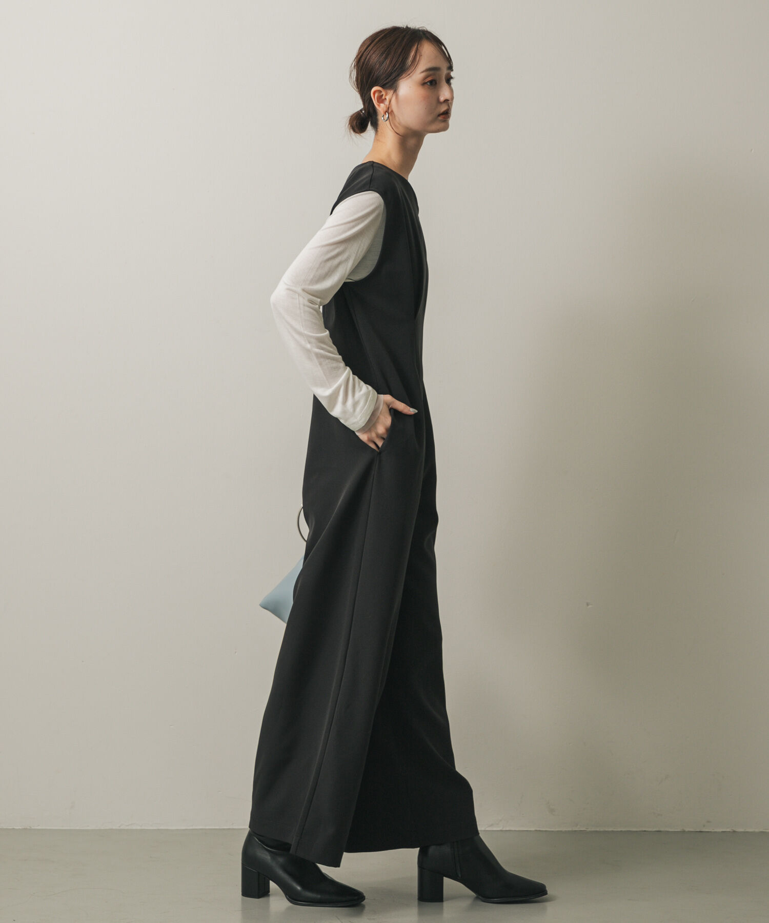 SENSE OF PLACE by URBAN RESEARCH「ウエストタックハートネックロンパース」|スカート|