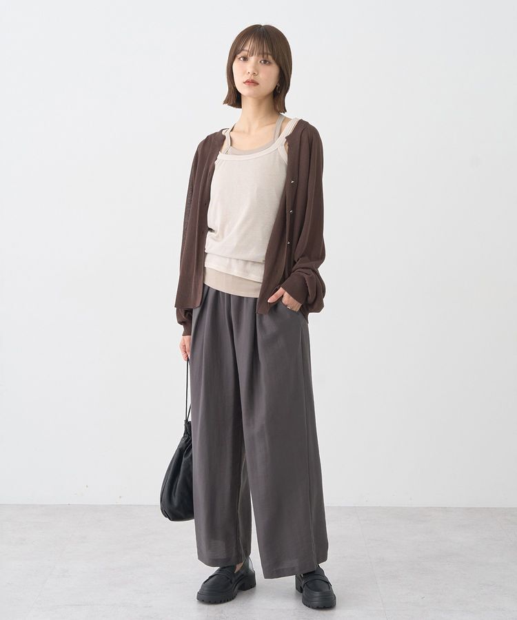 earth music&ecology「配色レイヤードタンクトップ」|キャミソール|