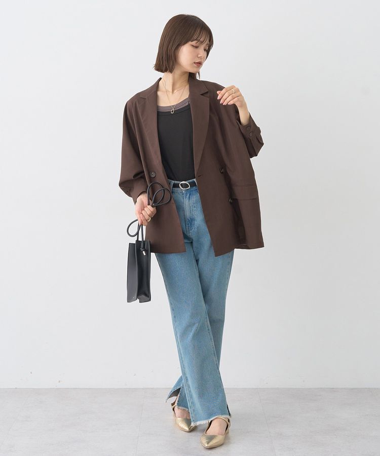 earth music&ecology「配色レイヤードタンクトップ」|キャミソール|