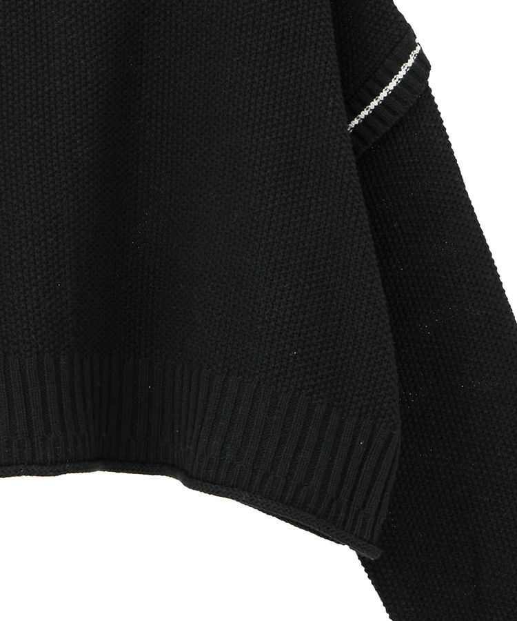 earth music&ecology「アンチピリングC/A選べる丈配色ニット」|ニット・セーター|