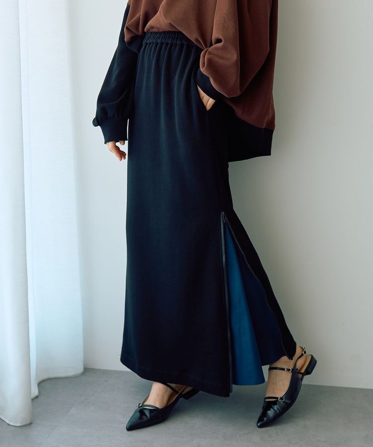 Editt by YECCA VECCA「ZIPアレンジスカート」|スカート|Black