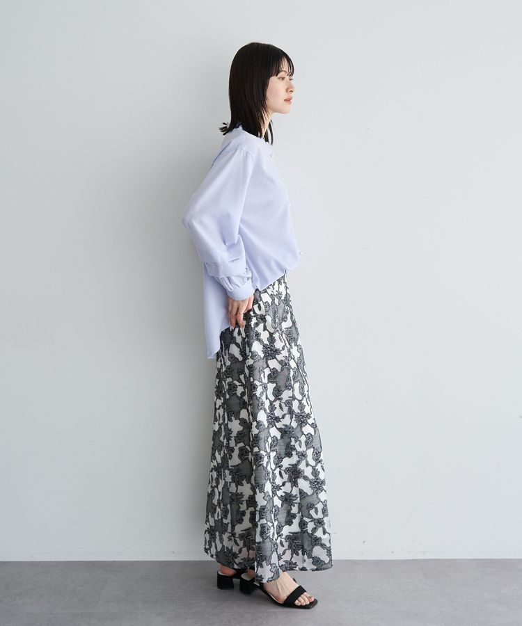 YECCA VECCA「シアーレース柄マーメイドスカート」|スカート|