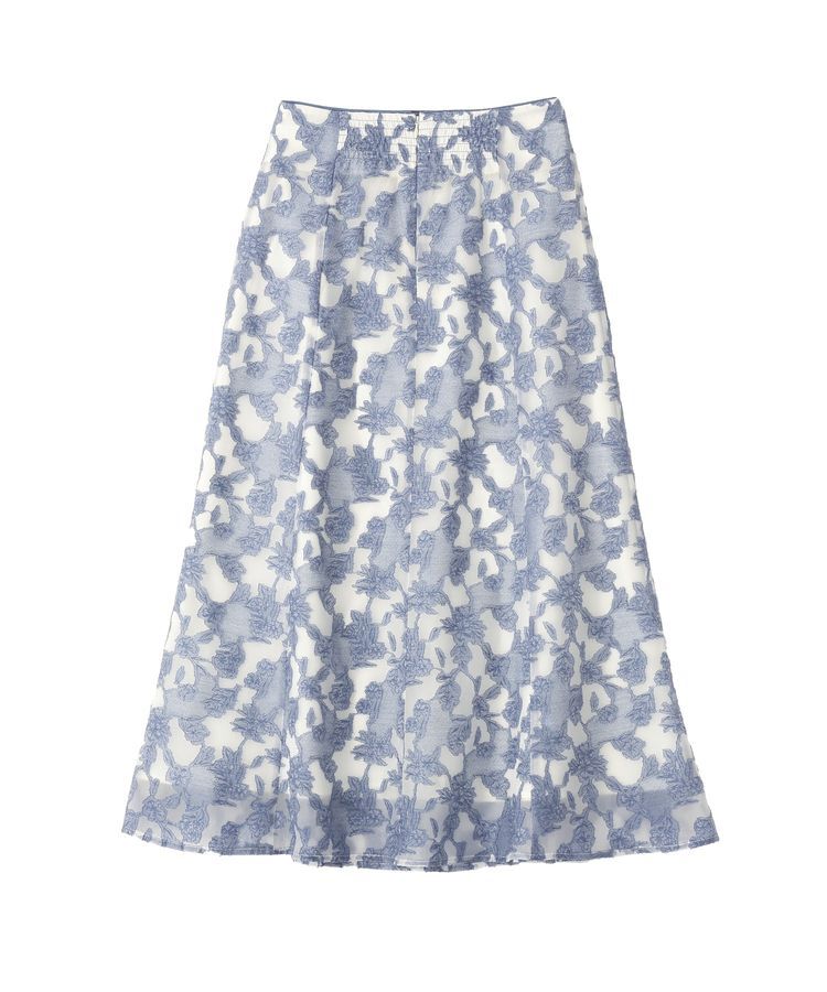 YECCA VECCA「シアーレース柄マーメイドスカート」|スカート|