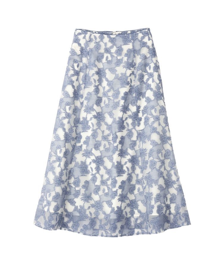 YECCA VECCA「シアーレース柄マーメイドスカート」|スカート|