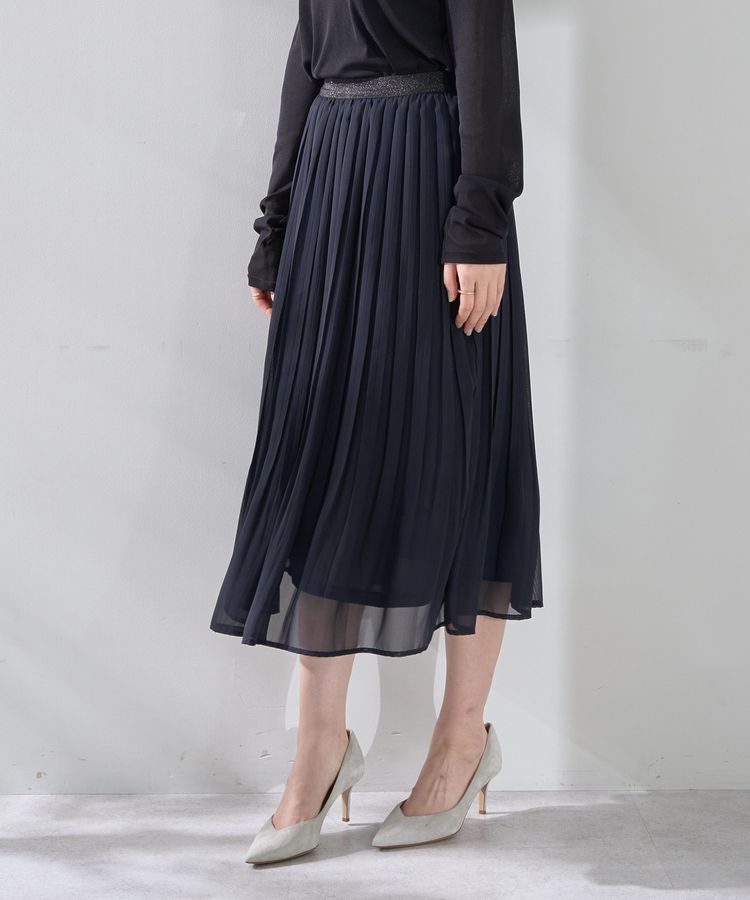 YECCA VECCA「プリーツシフォンスカート」|スカート|