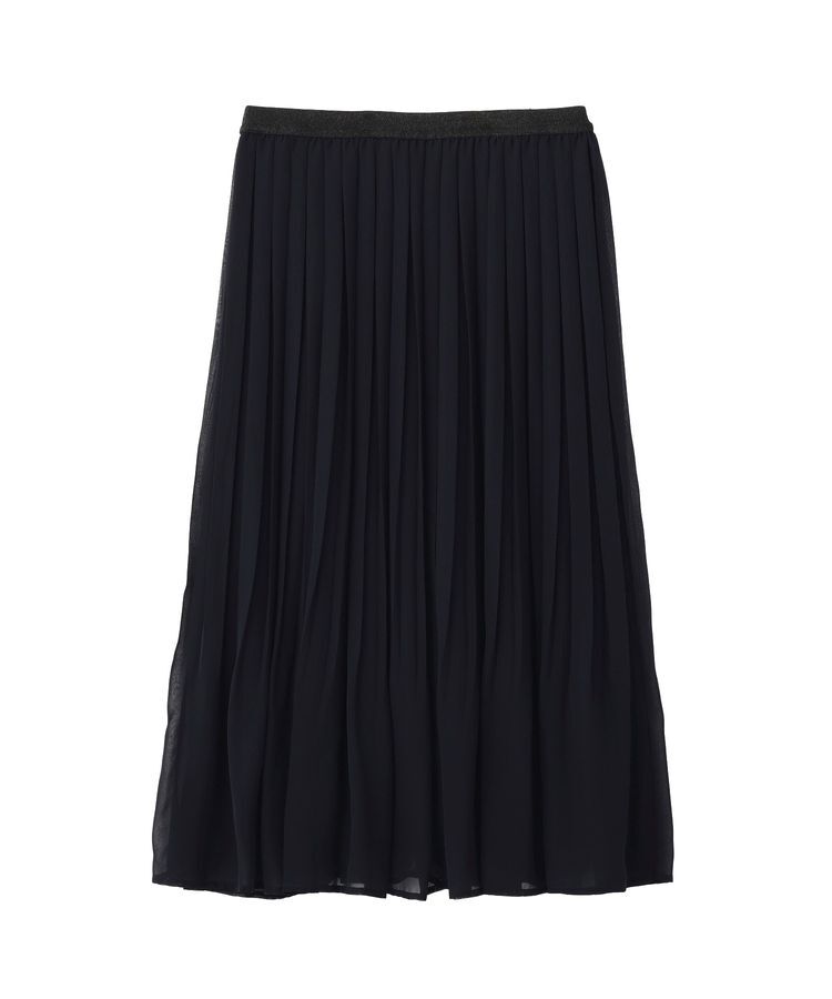 YECCA VECCA「プリーツシフォンスカート」|スカート|