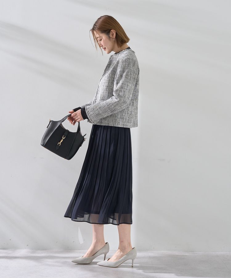 YECCA VECCA「プリーツシフォンスカート」|スカート|