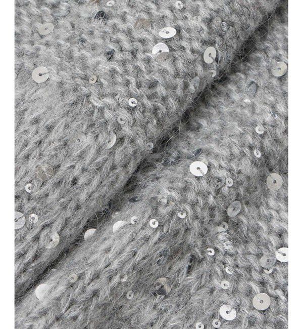 allureville「スパンコールモヘヤキャミ」|ベスト・ジレ|