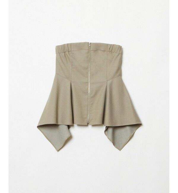 allureville「ウールデニムイレヘムビスチェ」|ベスト・ジレ|