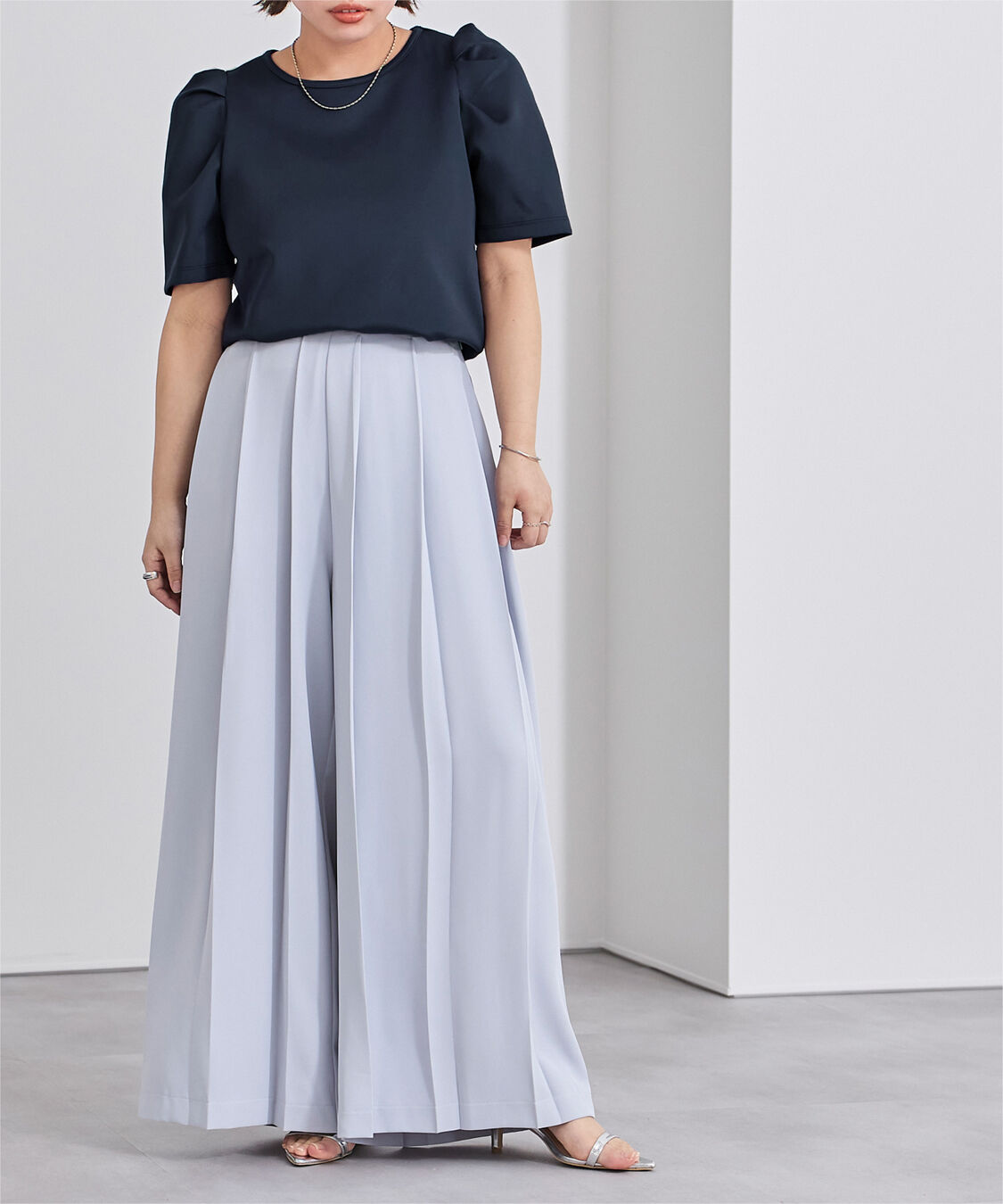 ur's「ボンディングタックスリーブトップス」|Tシャツ・カットソー|