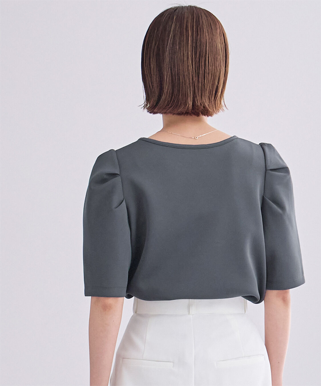 ur's「ボンディングタックスリーブトップス」|Tシャツ・カットソー|