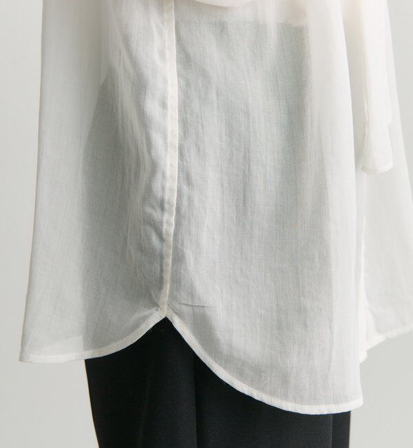  「シアーリボンタイ2WAYブラウス」|シャツ・ブラウス|