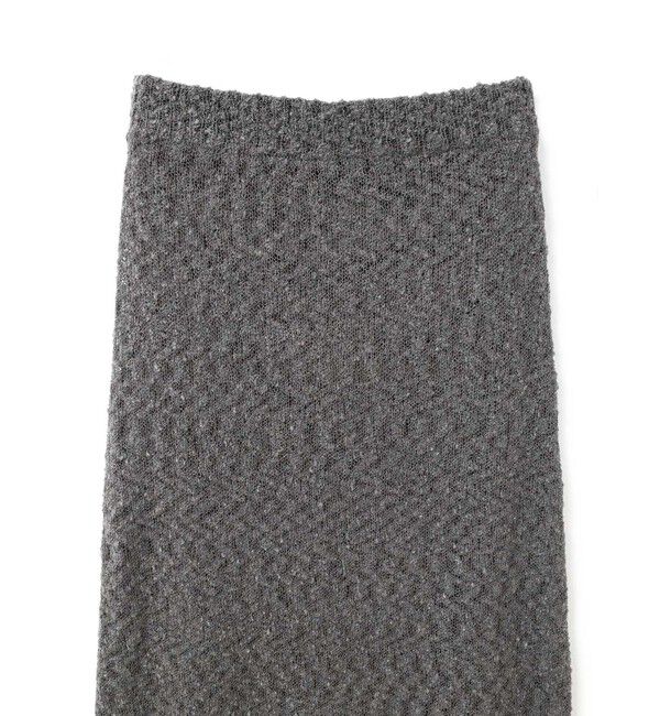 mizuiro ind「mizuiro ind スラブヤーンロングスカート」|スカート|